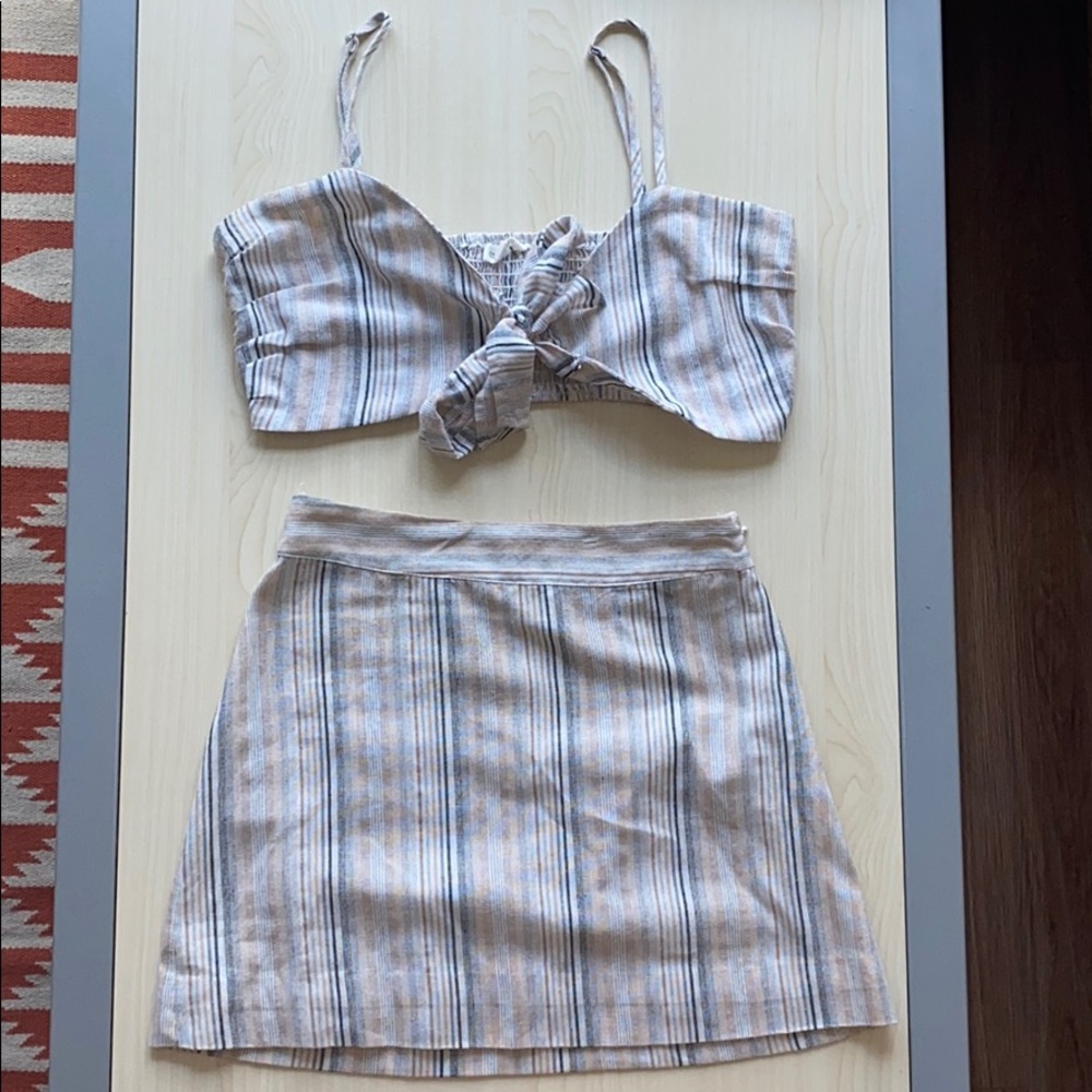 Cotton Candy LA Striped Set